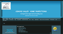 Desktop Screenshot of conchovalleyhomeinspections.com